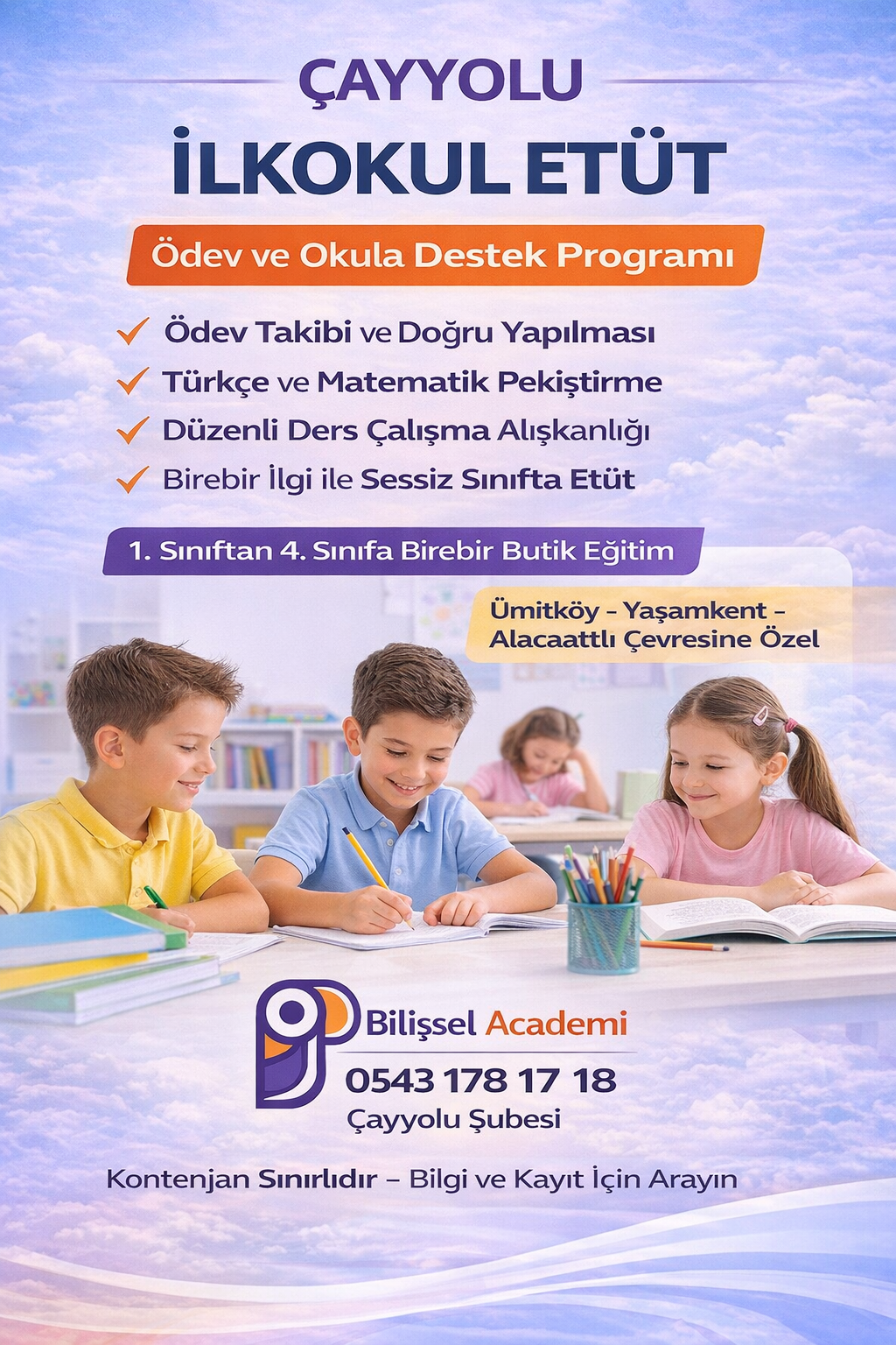 Çayyolu ilkokul etüt